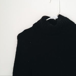 Black Turtleneck sweater dress